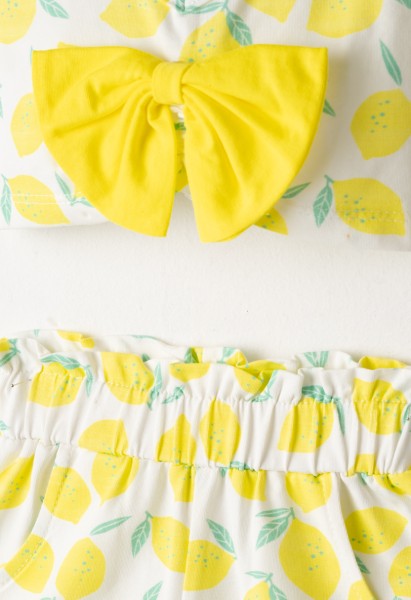 Σετ σορτς λεμόνια - ΚΙΤΡΙΝΟ 2Y