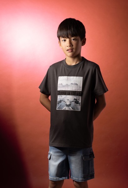 Σετ βερμούδ τζιν - ΜΑΥΡΟ 6Y