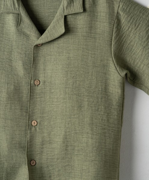 Σετ πουκάμισο με βερμούδα - ΧAKI 14Y