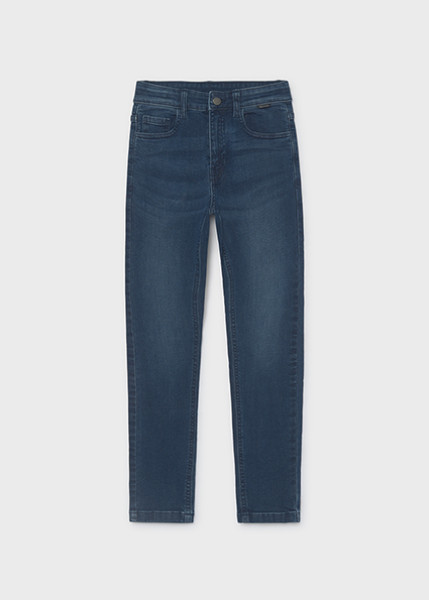 Παντελόνι τζιν slim fit βασικό - ΤΖΙΝ ΣΚΟΥΡΟ 8Y