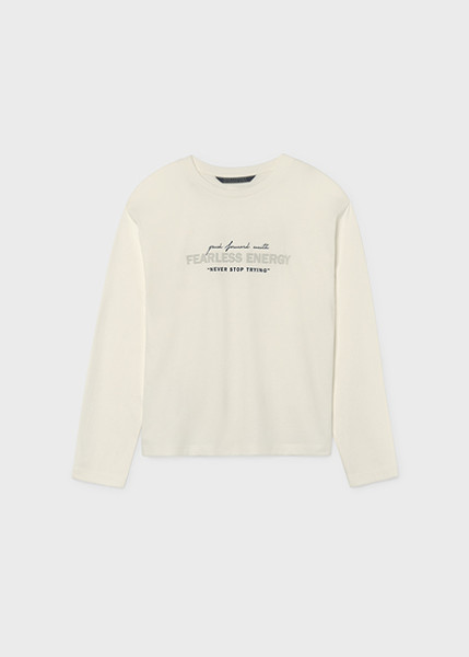 T-Shirt μακρυμάνικο energy - ΚΡΕΜ 10Y