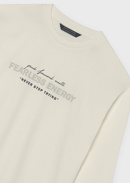 T-Shirt μακρυμάνικο energy - ΚΡΕΜ 10Y