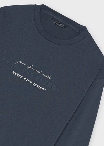 T-Shirt μακρυμάνικο energy - ΓΚΡΙ 10Y