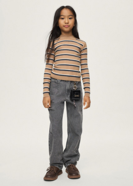 Παντελόνι τζιν relaxed fit - ΓΚΡΙ 10Y