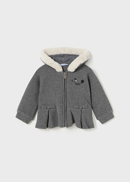 Ζακέτα φούτερ - ΓΚΡΙ 12M