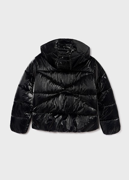 Μπουφάν γυαλιστερό - ΜΑΥΡΟ 14Y