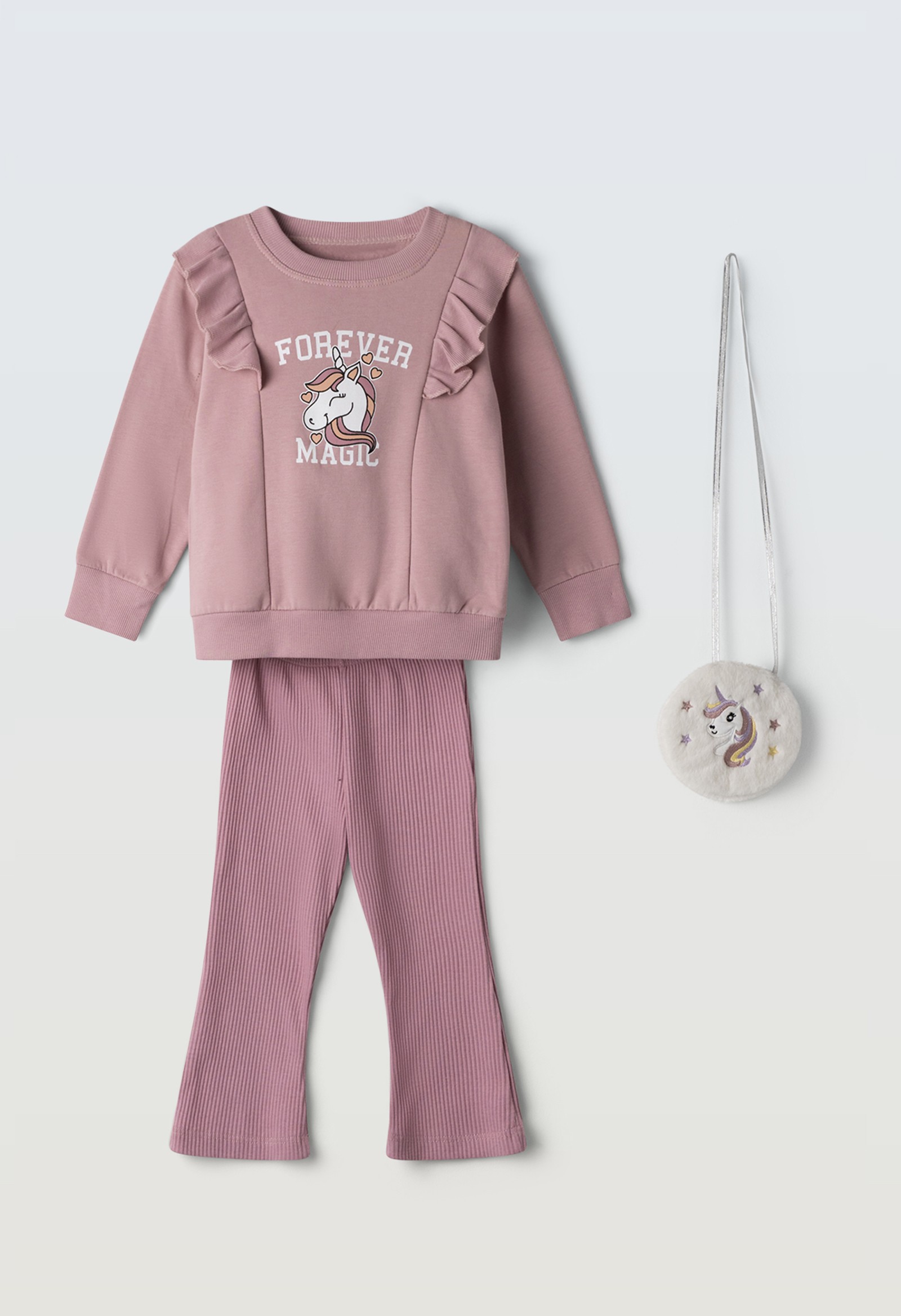 Σετ κολάν με τσαντάκι - ΣΑΠΙΟ ΜΗΛΟ 4Y