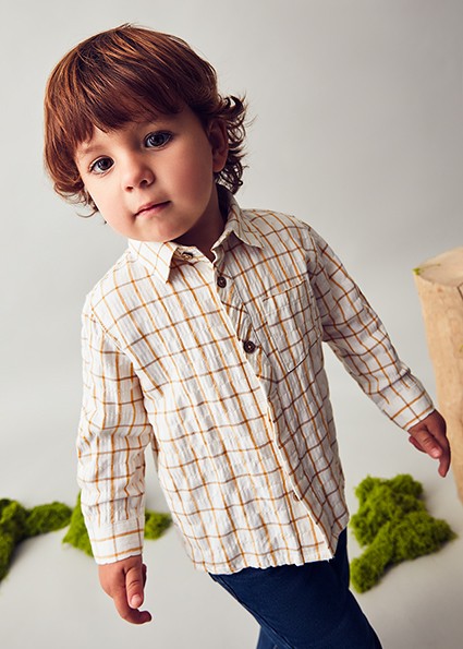 Πουκάμισο μακρυμάνικο - ΜΟΥΣΤΑΡΔΙ 12M