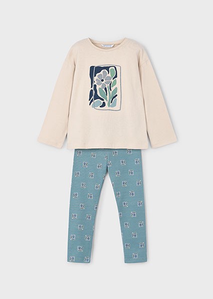 Σετ κολάν σταμπωτό - ΠΡΑΣΙΝΟ 4Y