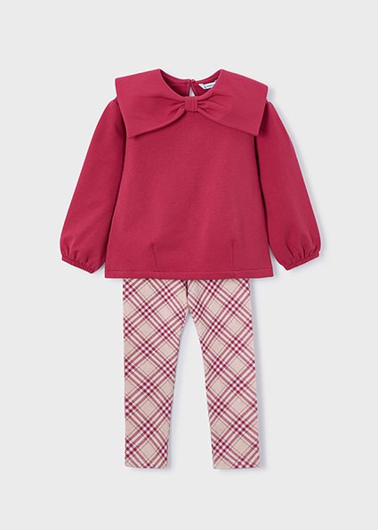 Σετ φούτερ κολάν καρό - ΚΕΡΑΣΙ 4Y