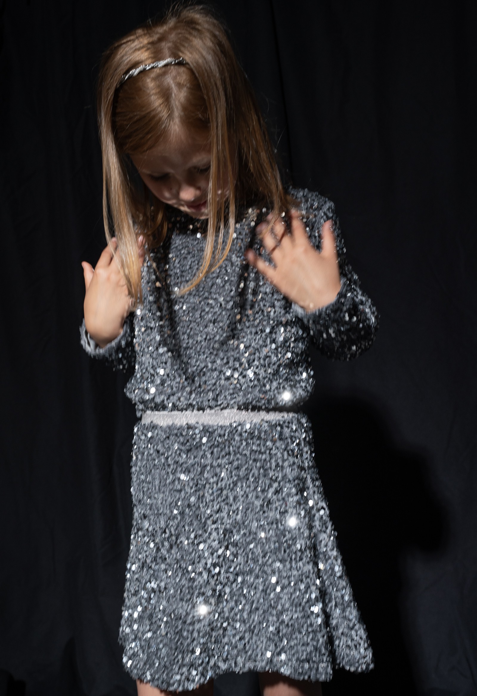 Σετ φούστα παγιέτα - ΑΣΗΜΙ 6Y