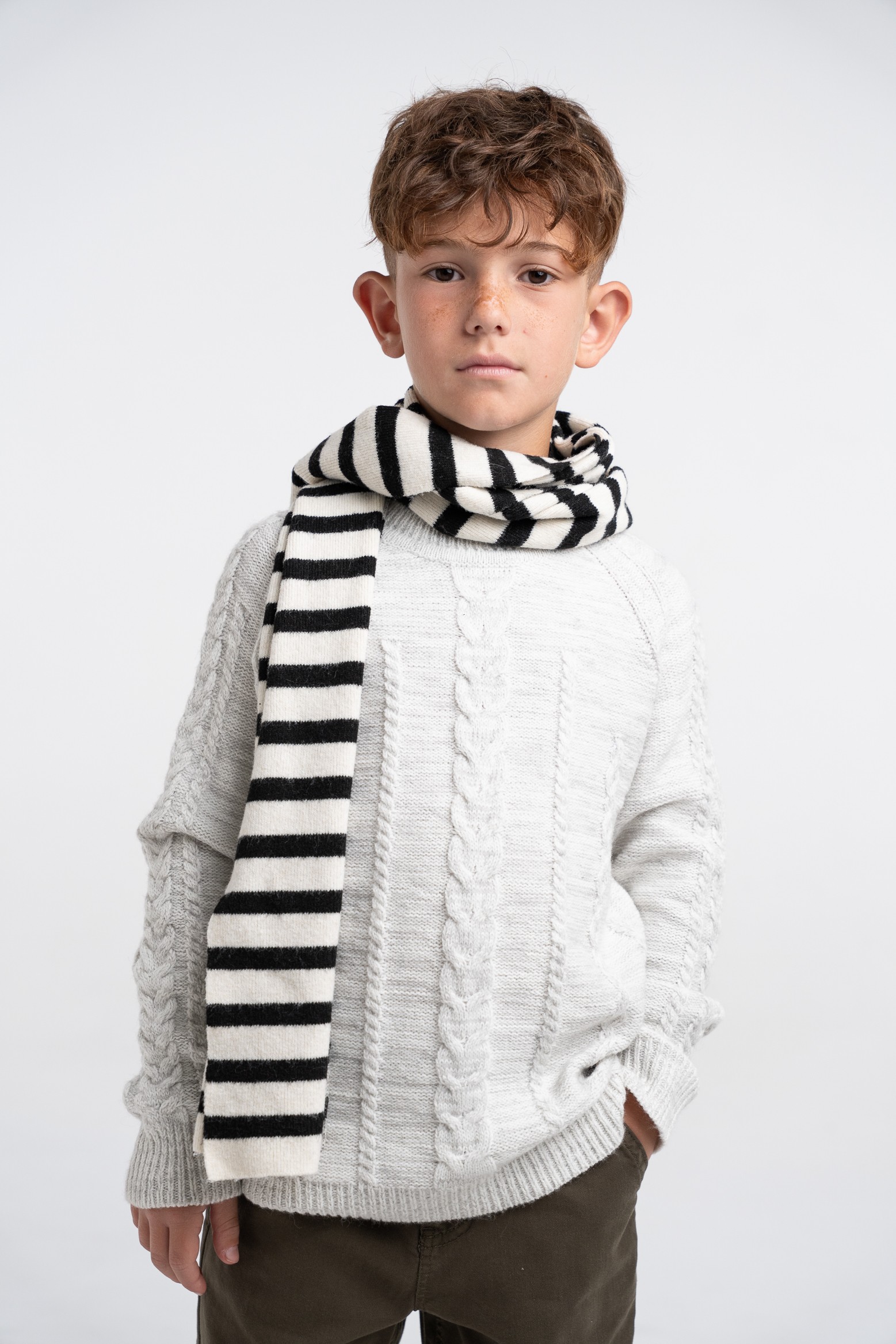 Μπλούζα πλεκτή - ΓΚΡΙ 6Y