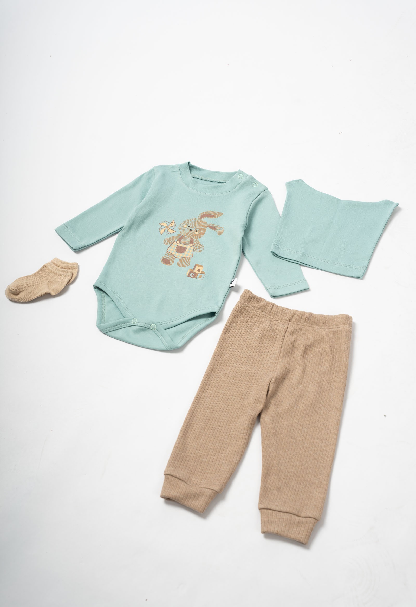 Σετ βρεφικό 4τμχ. - ΒΕΡΑΜΑΝ 6/9M