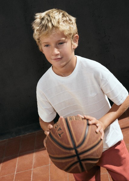 Μπλούζα κοντομάνικη μακό - ΚΡΕΜ 18Y