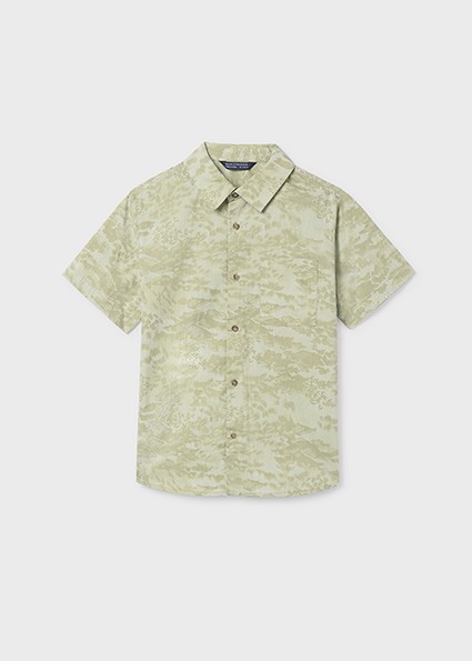 Πουκάμισο κοντομάνικο γιακάς - ΠΡΑΣΙΝΟ 10Y