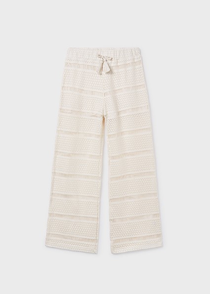 Παντελόνι μακρύ τύπου crochet - ΜΠΕΖ 16Y