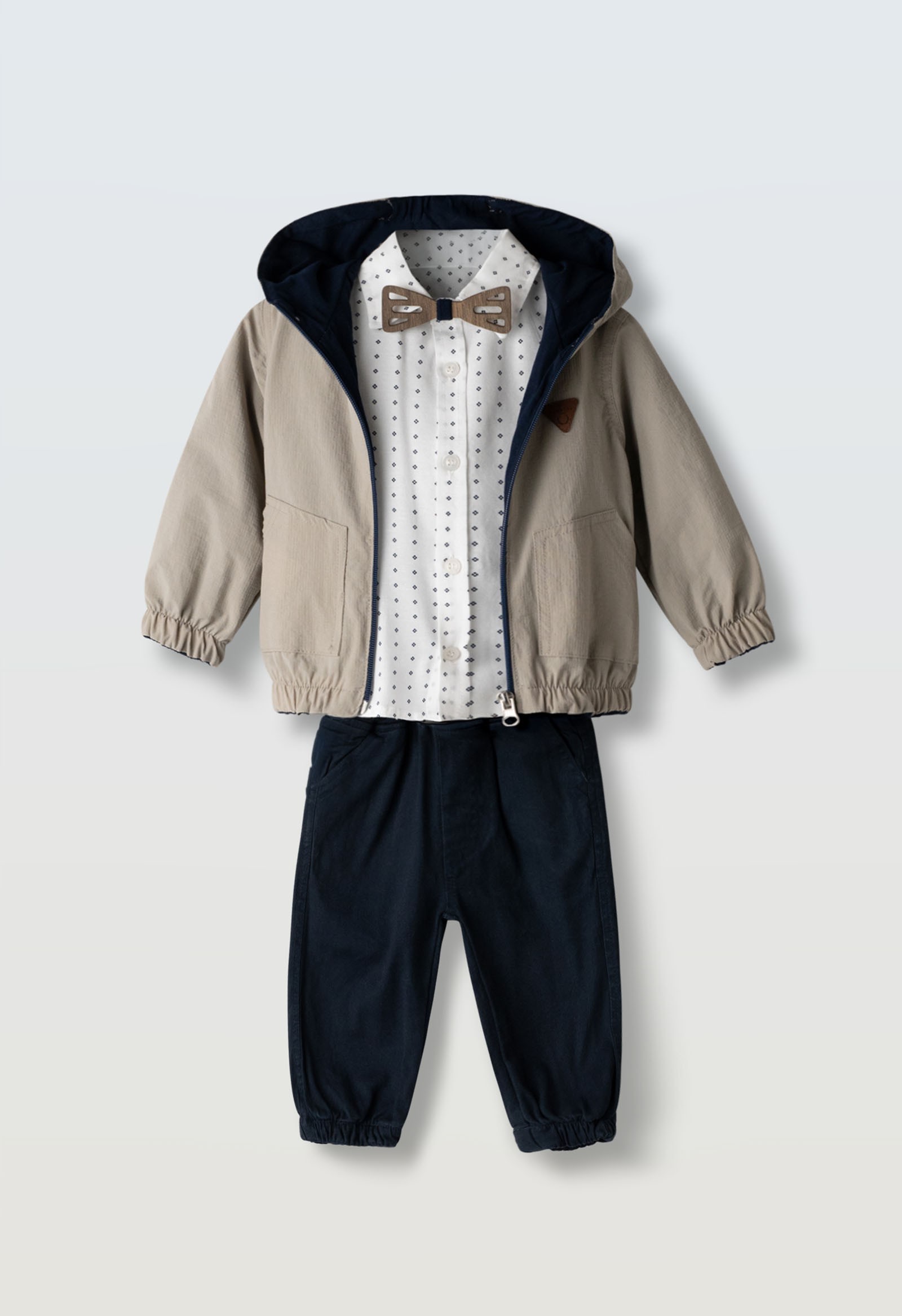 Σετ 3τμχ. με μπουφάν - ΧAKI 12M