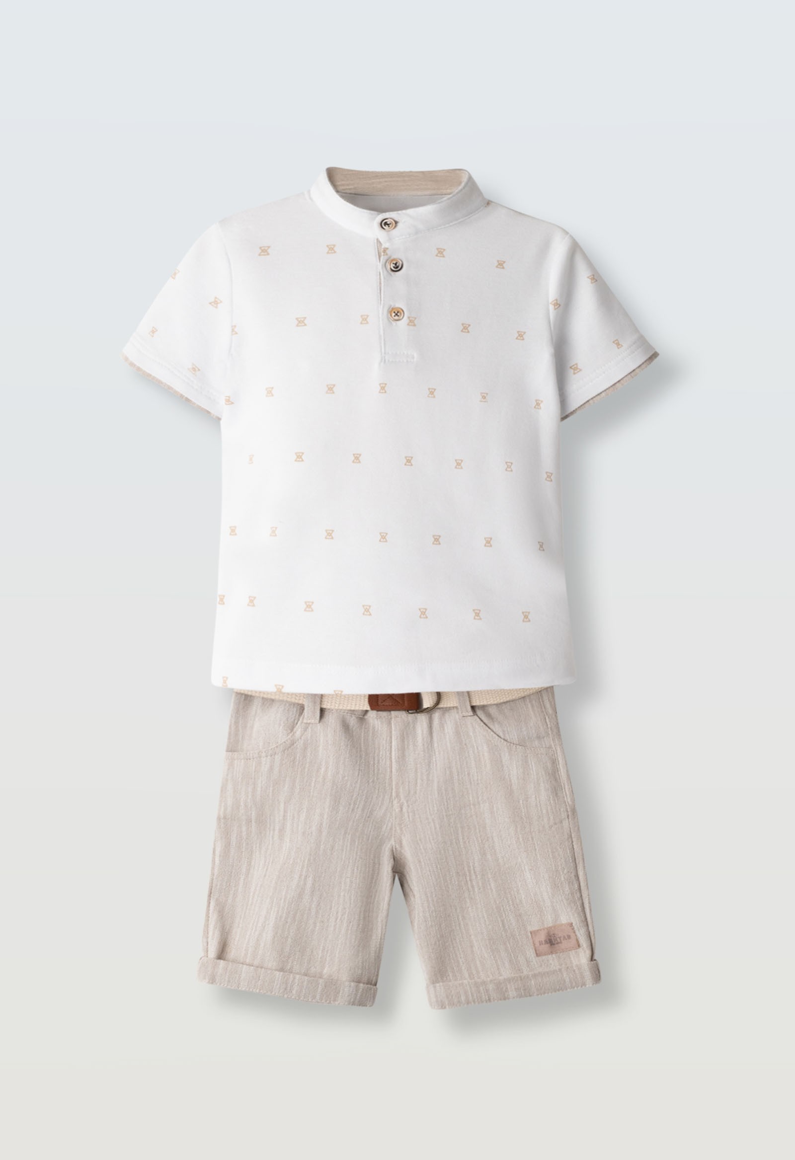 Σετ βερμούδα - ΛΕΥΚΟ 6Y