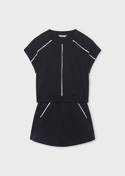 Σετ φούστα μακό - ΜΑΥΡΟ 8Y