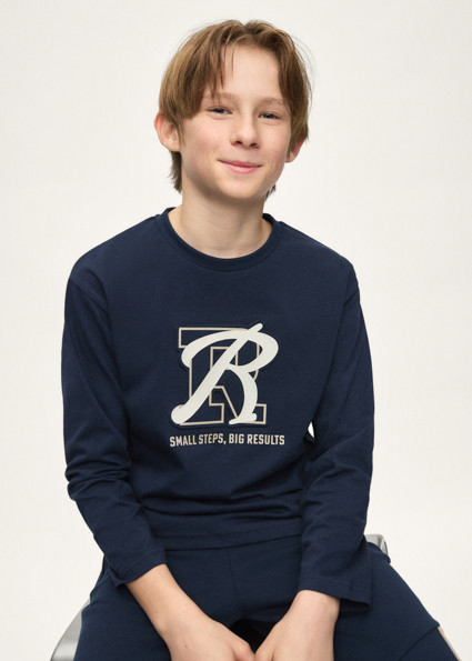 T-Shirt μακρυμάνικο - ΜΠΛΕ 8Y